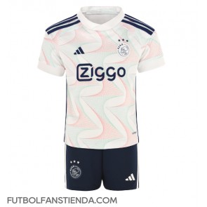 Ajax Segunda Equipación Niños 2023-24 Manga Corta (+ Pantalones cortos)